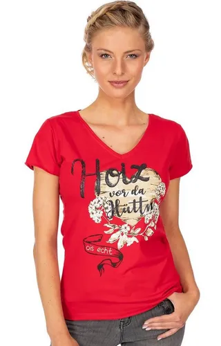 Hangowear Trachtenshirt T-Shirt XIRA rot