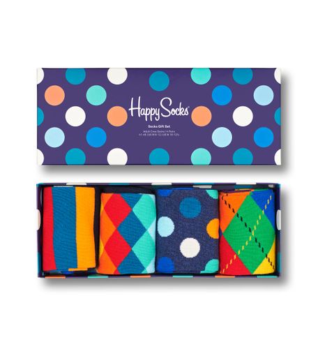 Happy Socks Gemischt farbenfrohe Geschenkbox an