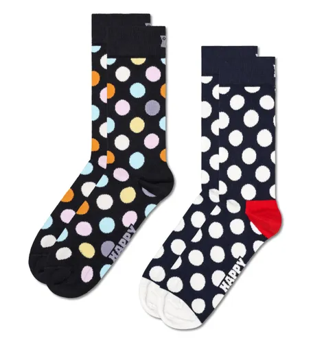 Happy Socks Unisex 2-pack Classic Big Dot