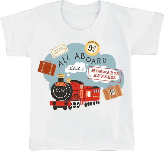 Harry Potter Kids - Hogwarts Express T-Shirt weiß in 140