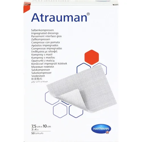 Hartmann - ATRAUMAN 7,5x10 cm steril Kompressen Erste Hilfe & Verbandsmaterial