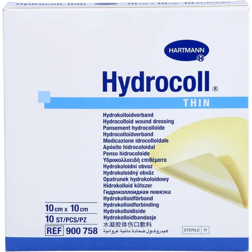 Hartmann - HYDROCOLL thin Wundverband 10x10 cm Erste Hilfe & Verbandsmaterial