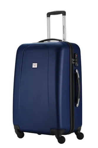 Hartschalen-Trolley HAUPTSTADTKOFFER "Wedding" Gr. B/H/T: 38 cm x 55 cm x 22 cm 42 l, blau (dunkelblau) Koffer Handgepäck-Koffer