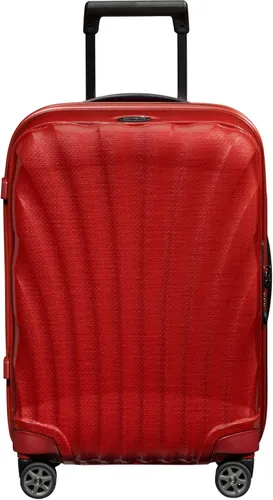 Hartschalen-Trolley SAMSONITE "C-LITE 55" Gr. B/H/T: 40 cm x 55 cm x 20 cm 36 l, rot (chili red) Koffer Handgepäck-Koffer