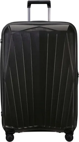 Hartschalen-Trolley SAMSONITE "Major-Lite, black, 77 cm" Gr. B/H/T: 50 cm x 77 cm x 31 cm 100 l, schwarz (black) Koffer Hartschalenkoffer