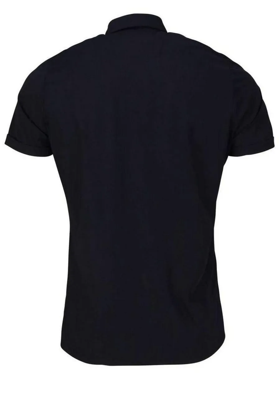 Hatico Poloshirt schwarz regular fit (1-tlg)