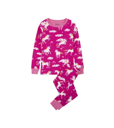 Hatley Girl's Lange Schlafanzüge Long Sleeve Pyjama Pajama