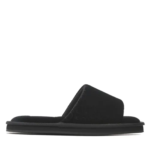 Hausschuhe Calvin Klein Slipper Flatform Sandal Vel HW0HW01540 Ck Black BEH
