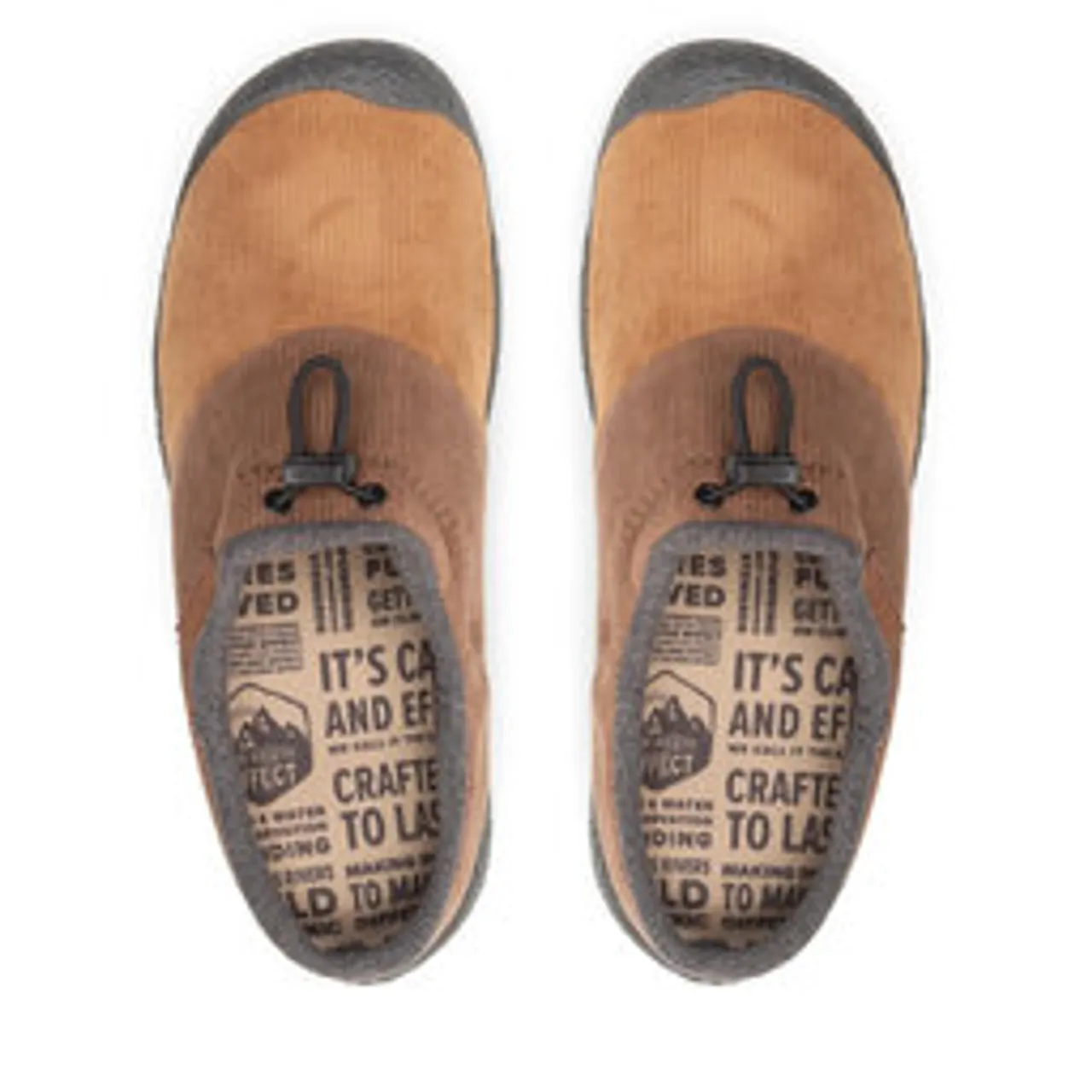 Hausschuhe Keen Howser III Slide 1026659 Bison Cord/Toasted Coconut
