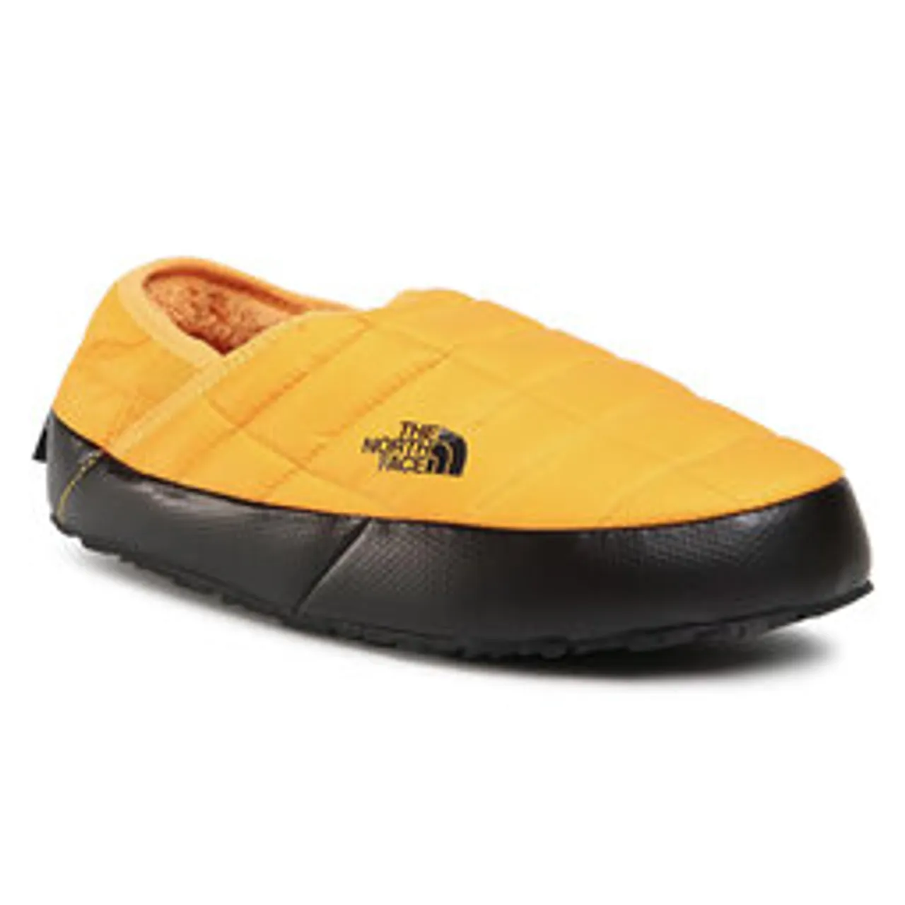 Hausschuhe The North Face Thermoball Traction Mule V NF0A3UZNZU31 Summit Gold/Tnf Black