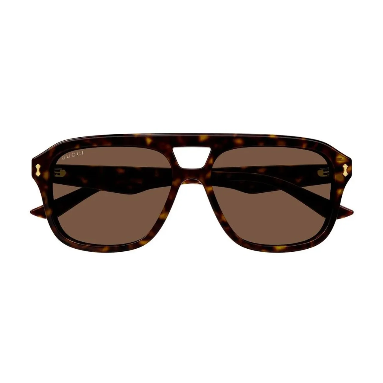 Havana/Braune Sonnenbrille Gucci