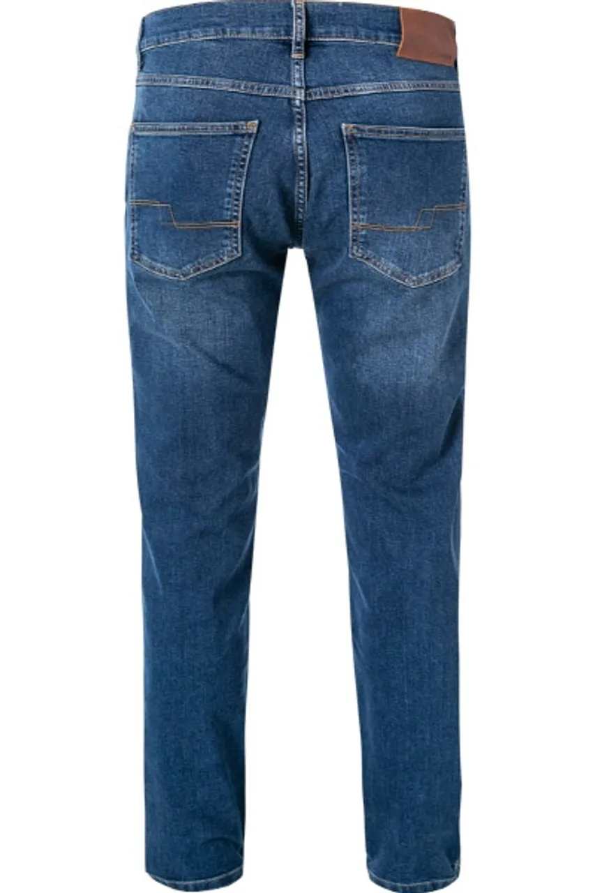 HECHTER PARIS Herren Jeans blau Baumwoll-Stretch