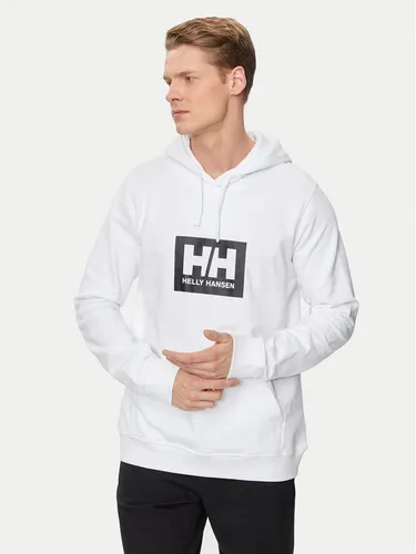 Helly Hansen Sweatshirt Hh Box Hoodie 53289 Weiß Regular Fit