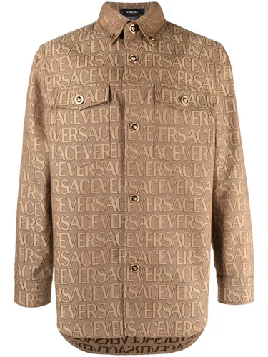 Hemd aus Versace Allover-Jacquard