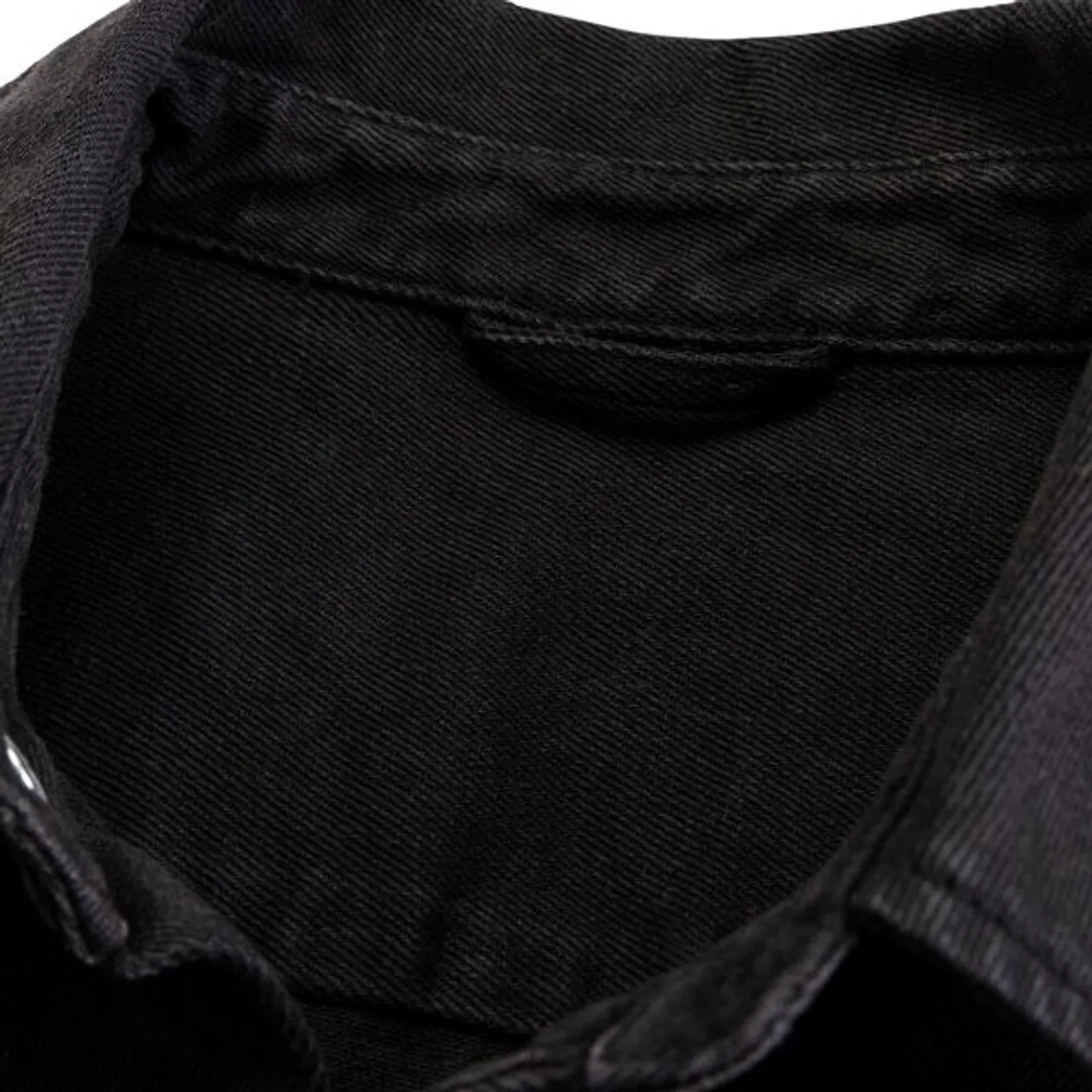 Hemdjacke JOHN DEVIN "Overshirt Regular Fit" Gr. S (44/46), schwarz Herren Jacken Langarm Outdoorhemd mit aufgesetzten Taschen aus Baumwolle