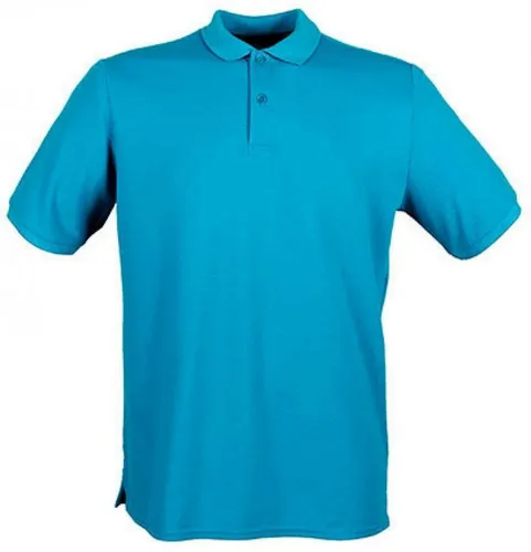 Henbury Poloshirt Herren Modern Fit Cotton Microfine-Piqué Polo Shirt