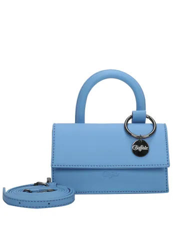 Henkeltasche BUFFALO "Clap02" Gr. B/H/T: 7 cm x 10 cm x 17 cm, blau Damen Taschen Handtaschen