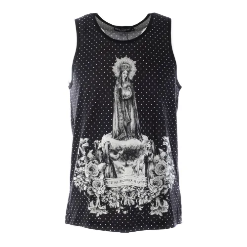 Herren Fatima ärmelloses T-Shirt Dolce & Gabbana