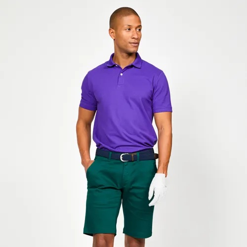 Herren Golf Poloshirt kurzarm - MW500 lila