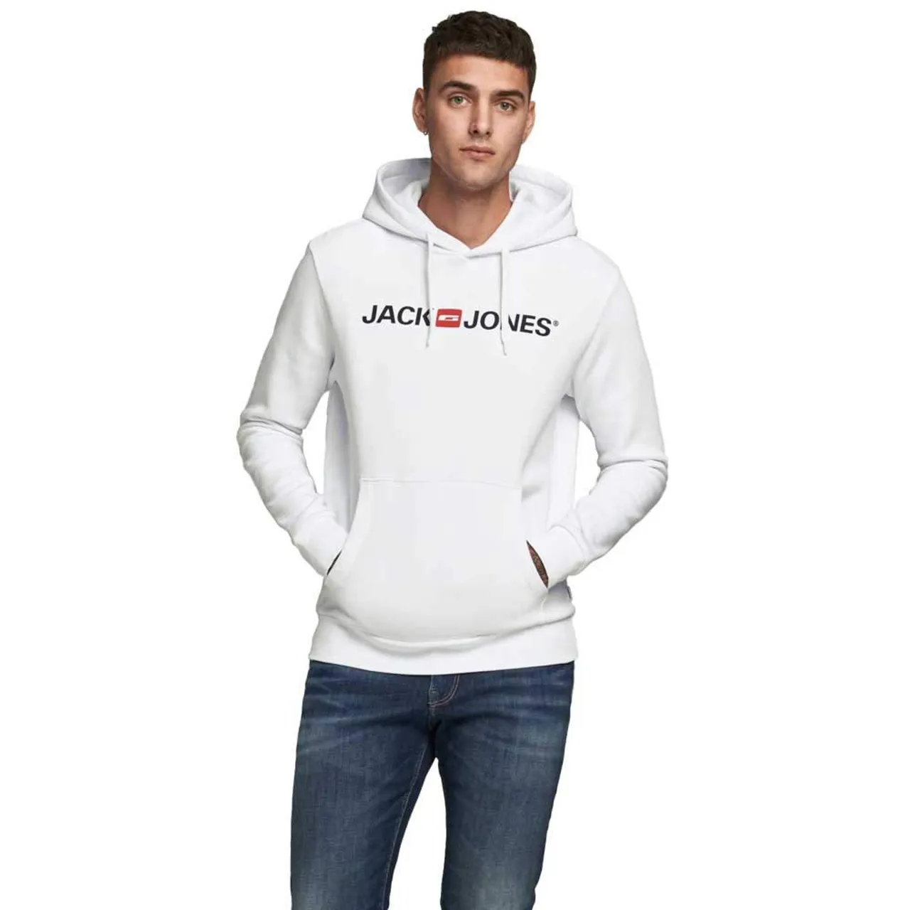 Herren Jack & Jones Corp Logo Sweat Hood Kapuzen Sweatshirt