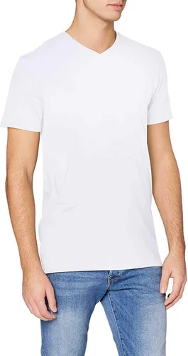 Herren Selected V-Ausschnitt T-Shirt | Einfarbiges Basic