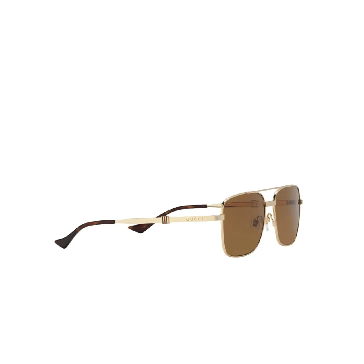 Herren Sonnenbrille mit quadratischem Metallgestell Gucci