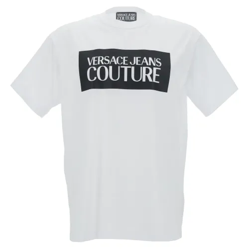 Herren T-Shirt aus Baumwolle, Stilvoll und Bequem Versace Jeans Couture
