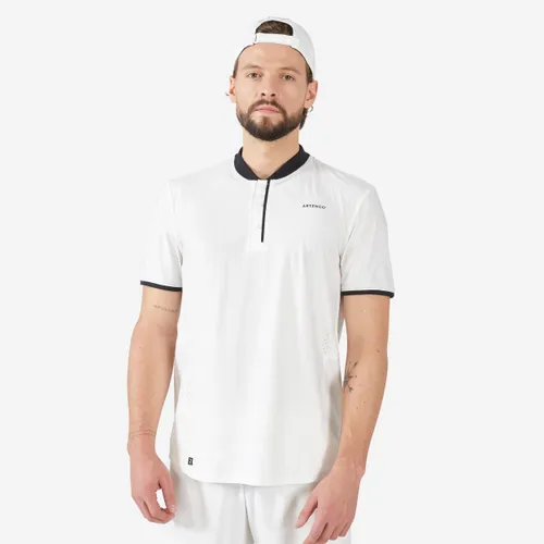 Herren Tennis T-Shirt - Dry+ cremefarben