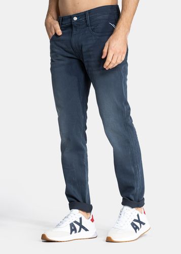 Herrenhosen Replay Slim Fit Artic Blue Anbass Jeans (M914Y.000.513.982.007)