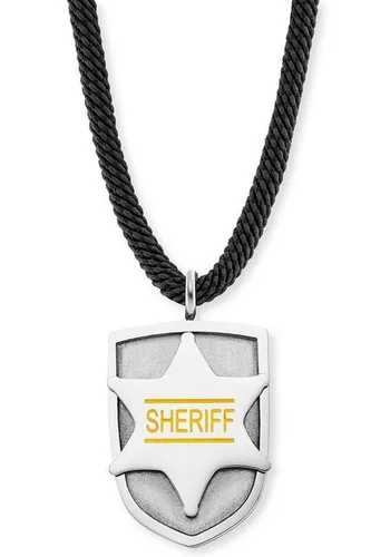 Herzengel Kette mit Anhänger Sheriff, HEN-SHERIFF, mit Emaille