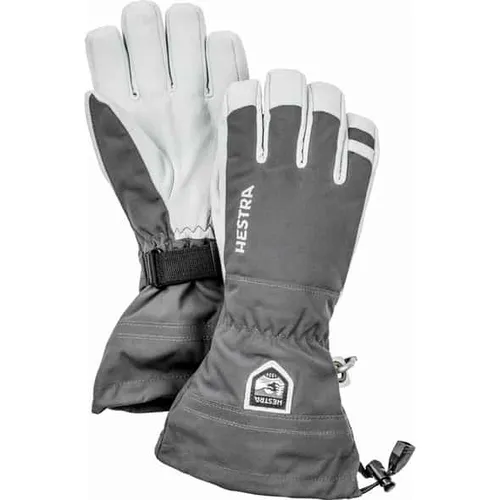 Hestra Army Leather Heli Ski Handschuhe Herren Skihandschuhe (Grau 11 D) Alpinhandschuhe