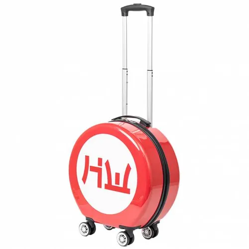 HIDETOSHI WAKASHIMA 18" Designer Handgepäck Koffer rot/weiß