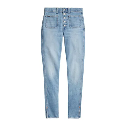 High Waist Jeans mit Knopfleiste Polo Ralph Lauren