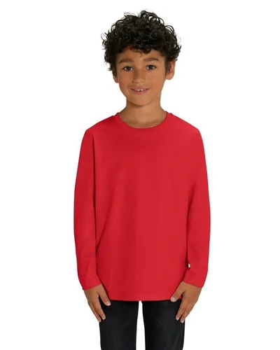 Hilltop T-Shirt Hochwertiges Kinder Langarmshirt /100% Bio-Baumwolle