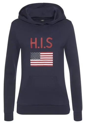 H.I.S Kapuzensweatshirt mit Logodruck und Kängurutasche, Loungeanzug, Hoodie