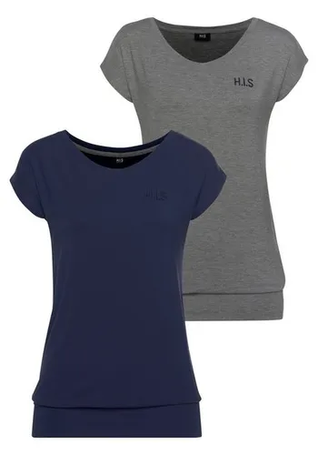 H.I.S T-Shirt aus Viskose (2er-Pack)