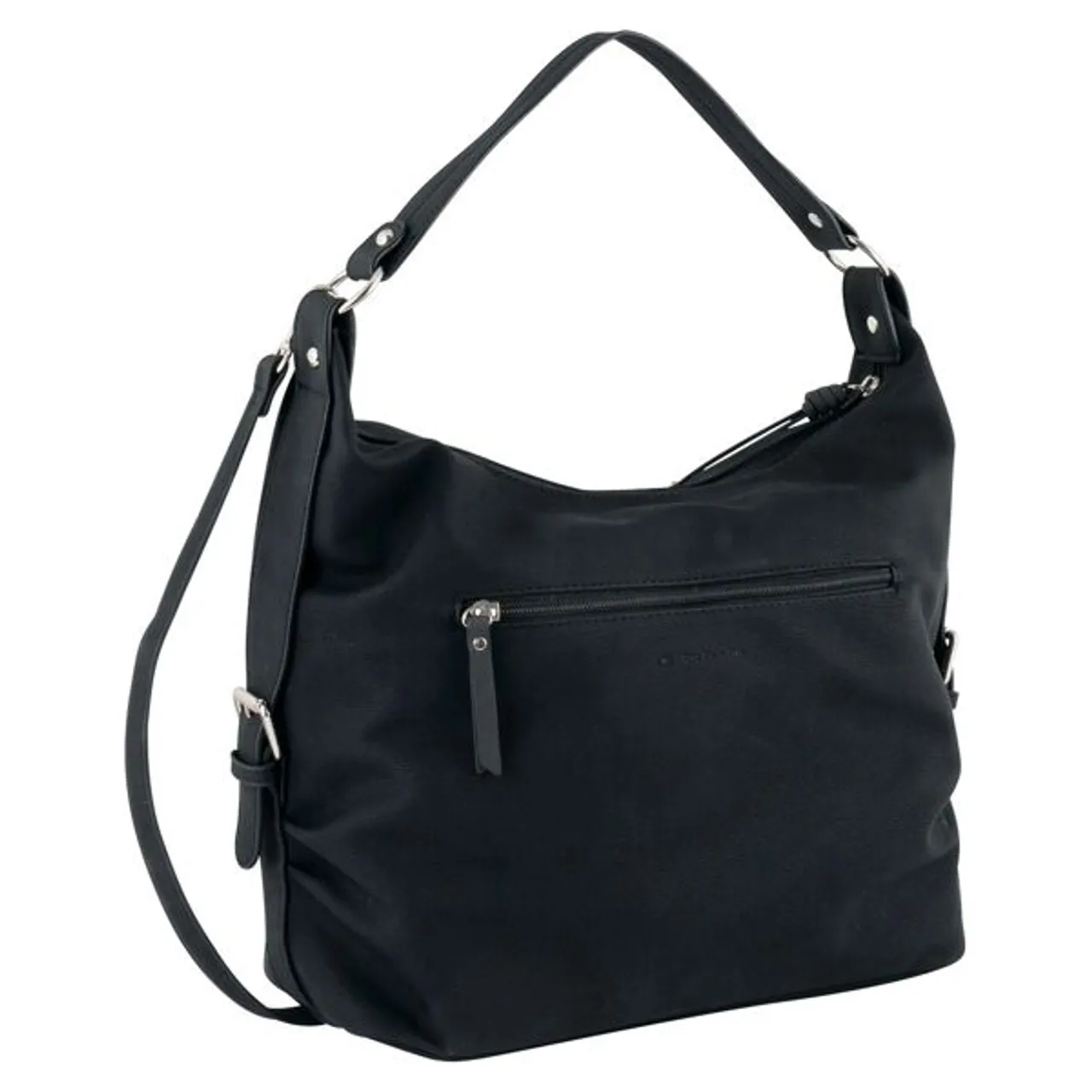 Hobo TOM TAILOR "CAIA bag" Gr. B/H/T: 37 cm x 30 cm x 14 cm, schwarz Damen Taschen Handtaschen