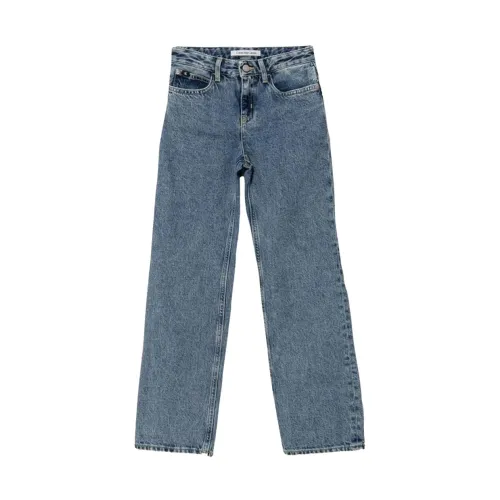 Hoch taillierte ausgestellte Denim-Jeans Calvin Klein Jeans