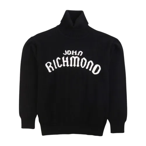 Hochgeschlossener Logo-Pullover John Richmond