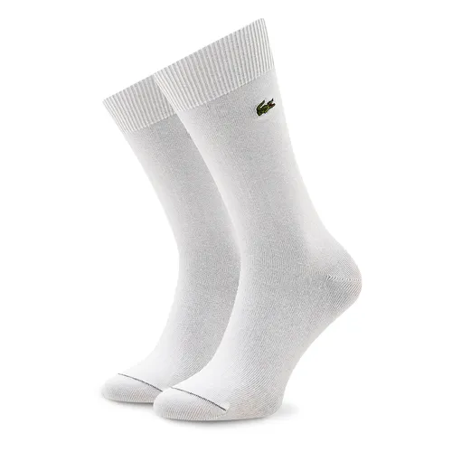 Hohe Unisex-Socken Lacoste RA4264 Blanc 001
