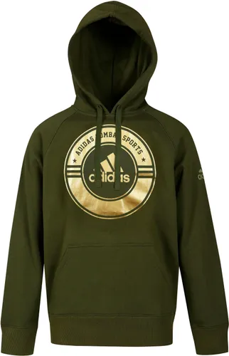 Hoodie ADIDAS PERFORMANCE "Hoody Combat Sports" Sweatshirts Gr. XL, grün (goldfarben, grün) Damen Hoodies