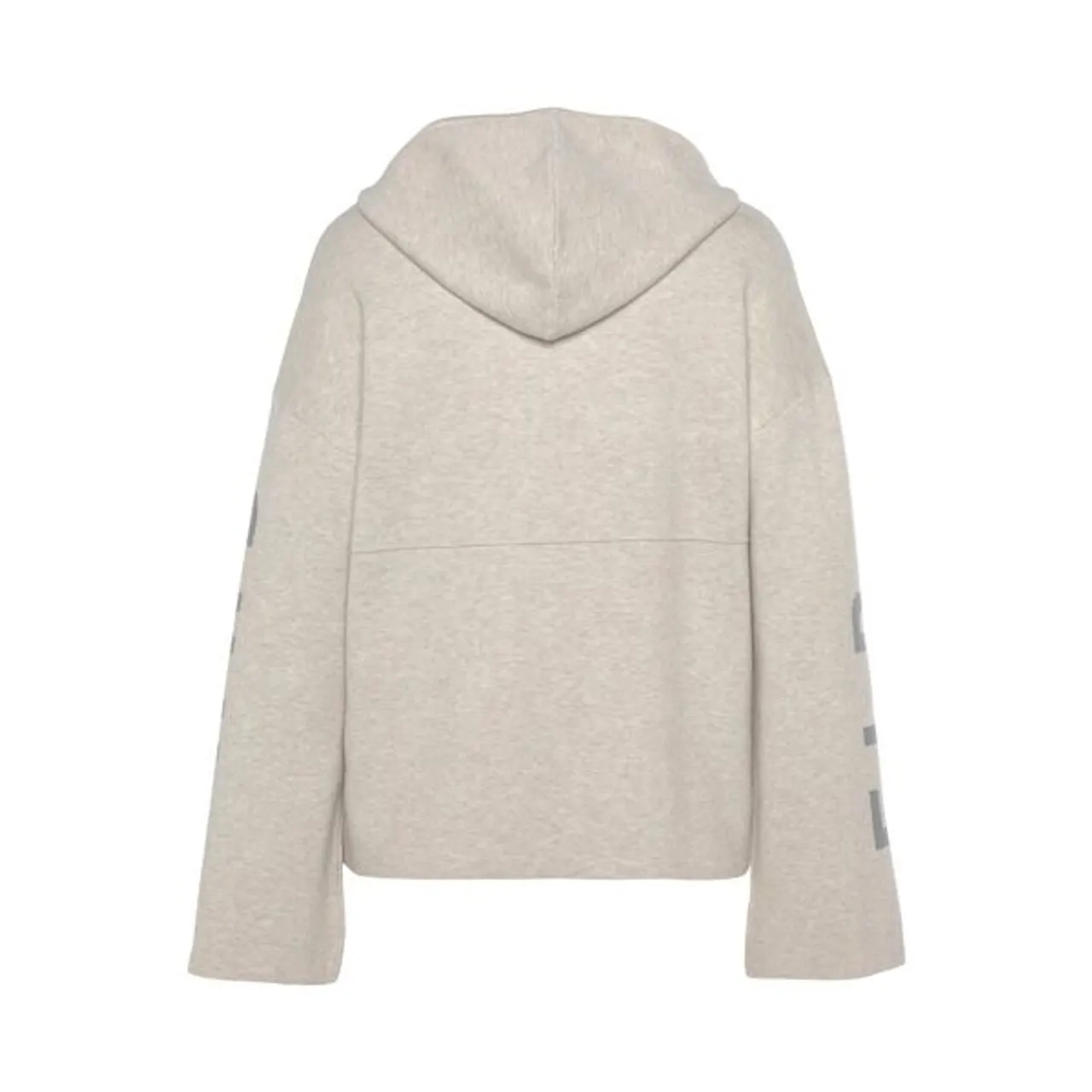 Hoodie ELBSAND "-Kapuzensweatshirt" Gr. 36/38, grau (hellgrau) Damen Sweatshirts -jacken
