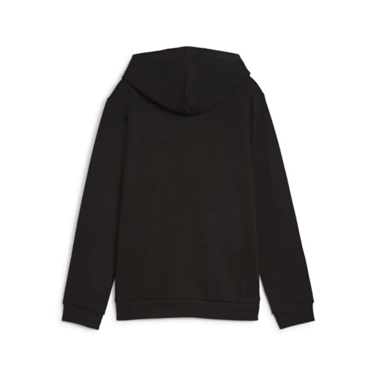Hoodie PUMA "PUMA POWER Colourblock mit durchgehendem Reißverschluss" Gr. 140, schwarz (black) Kinder Sweatshirts