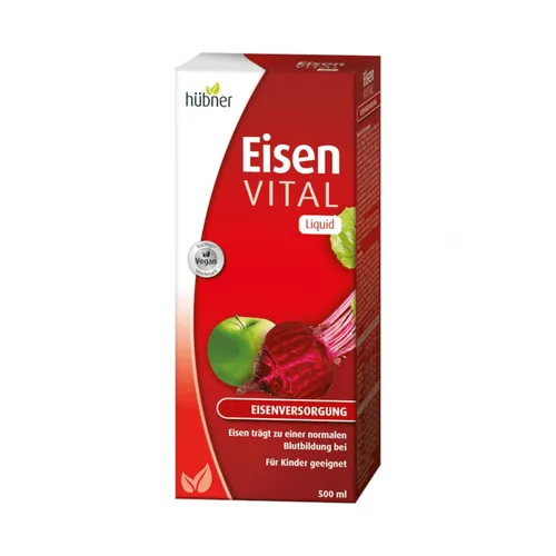 Hübner Naturarzneimittel - EISEN VITAL flüssig Mineralstoffe 0.5 l