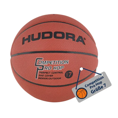 HUDORA Basketball Competition Pro Hop - leicht aufgepumpter