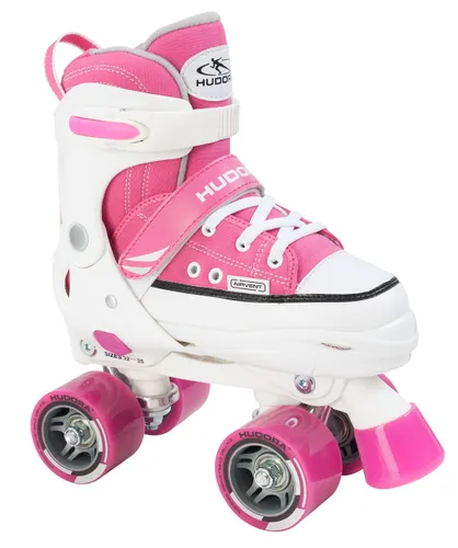HUDORA Rollschuh Roller Skate in pink/schwarz - hochwertige