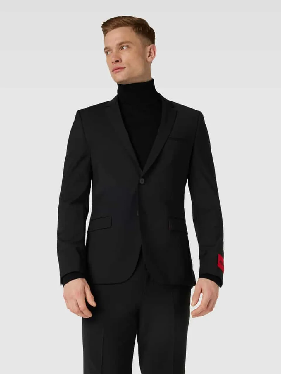 HUGO Anzug aus Schurwoll-Mix Modell 'ARTI/HESTEN' in Black