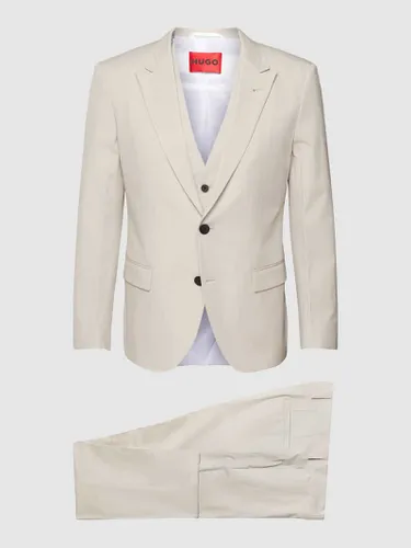 HUGO Anzug mit 2-Knopf-Sakko Modell 'Henry/Getlin' in Beige