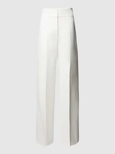 HUGO Anzughose mit Bundfalten Modell 'Himia' in Weiss