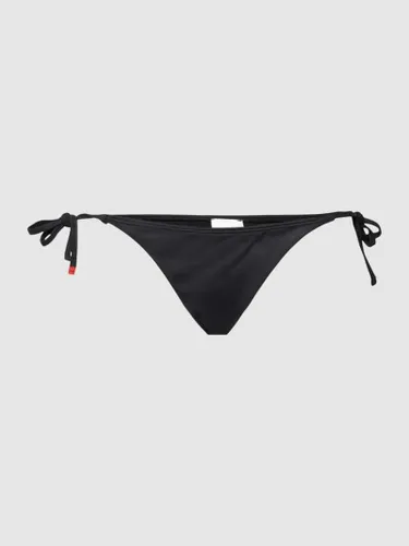 HUGO Bikini-Slip mit Label-Print Modell 'SIDE' in Black